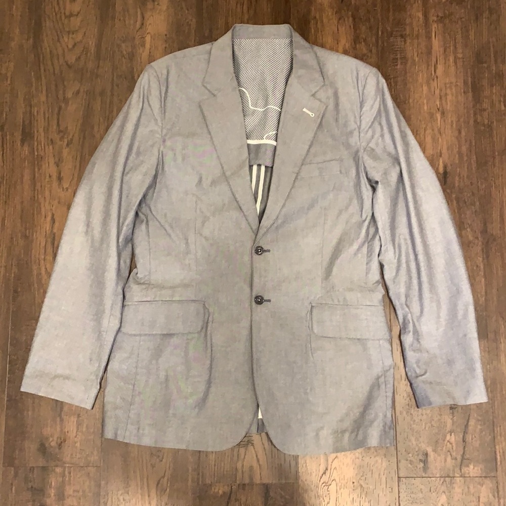 Modern Amusement Light Grey Blazer